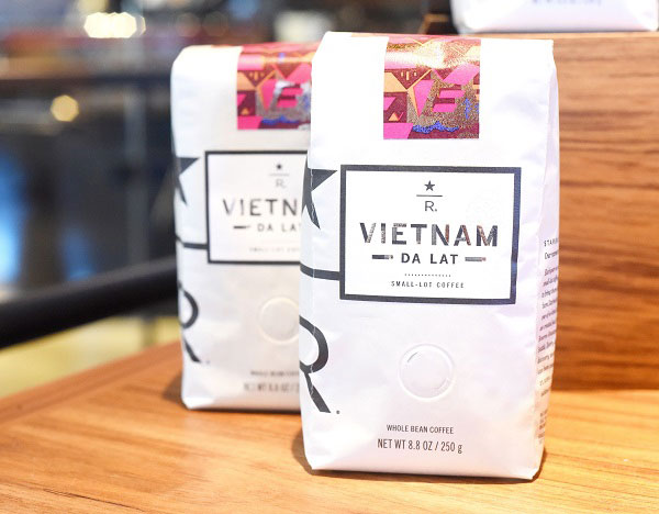 Cà phê “Dalat Blend” có xuất xứ từ Đà Lạt được bán tại hơn 21.500 cửa hàng của Starbucks (Mỹ)