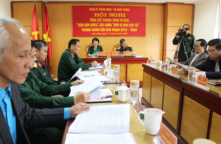 Bộ Quốc phòng tổng kết Phong trào thi đua &quot;Dân vận khéo&quot;, xây dựng &quot;Đơn vị Dân vận tốt&quot;