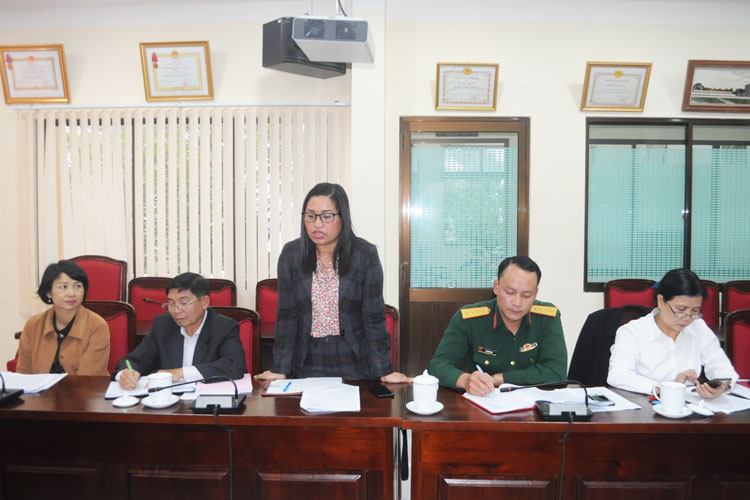 Đại biểu phát biểu ý kiến tại hội nghị
