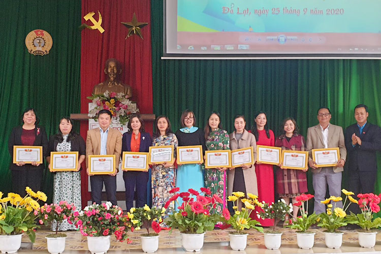 Tổng kết hoạt động công đoàn cơ sở trường học năm 2019-2020