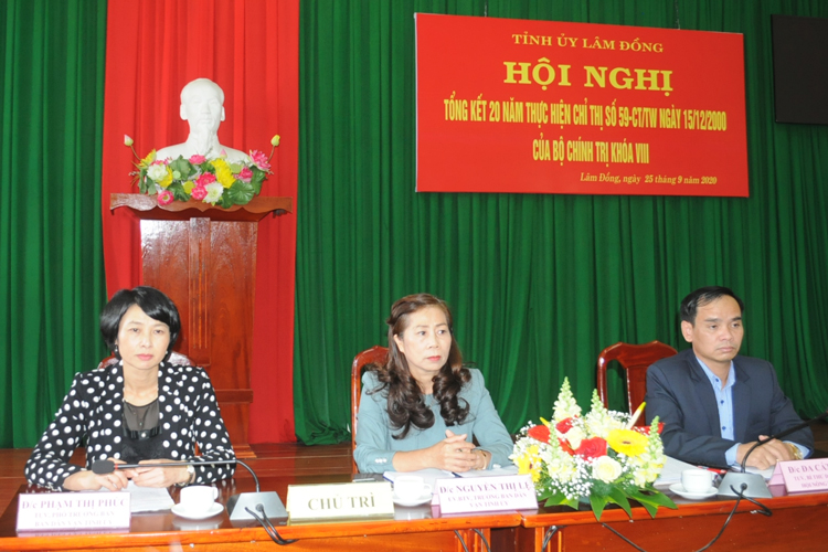 Tổng kết 20 năm thực hiện Chỉ thị số 59 của Bộ Chính trị
