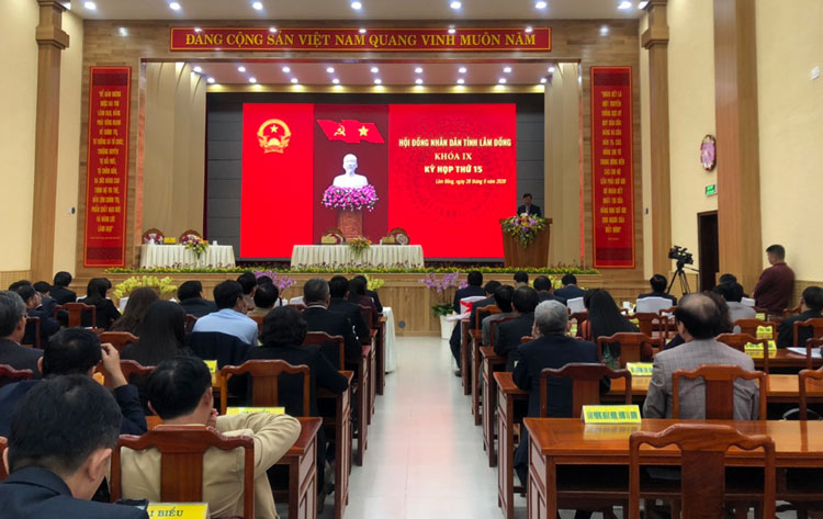 Kỳ họp thứ 15 HĐND tỉnh khóa IX