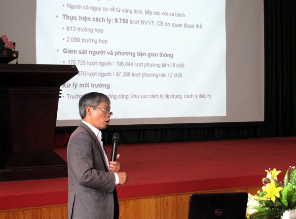 Sở Y tế báo cáo về hoạt động phòng chống dịch bệnh Covid-19 tại địa phương