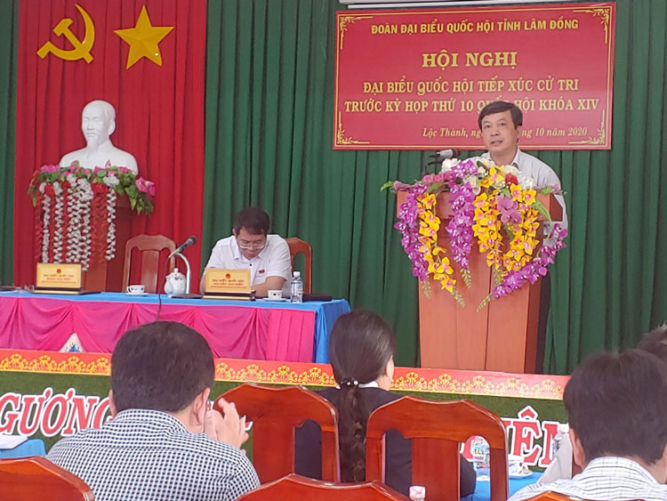 Đoàn ĐBQH tỉnh Lâm Đồng tiếp xúc cử tri huyện Bảo Lâm, Đức Trọng
