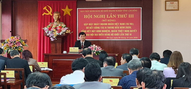 Đảng ủy Khối Doanh nghiệp sơ kết công tác 9 tháng đầu năm 2020