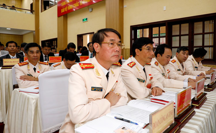 Các đại biểu khối Công an