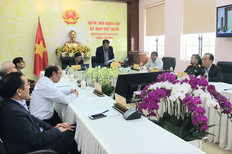 Thảo luận về dự thảo Luật thỏa thuận quốc tế