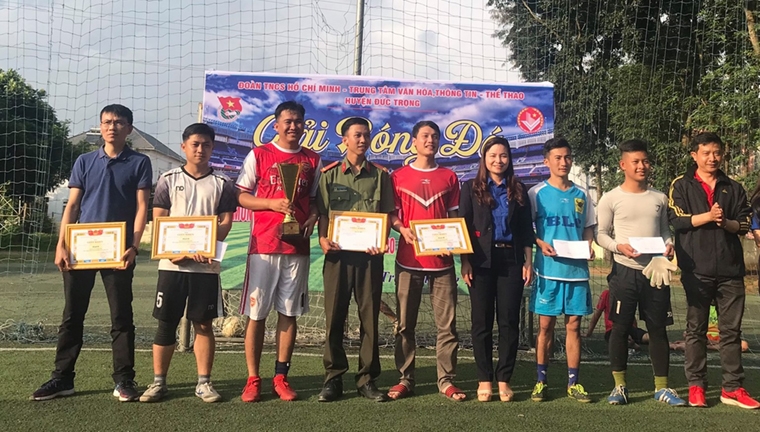 Đức Trọng: Giải bóng đá thanh niên khối cơ quan, doanh nghiệp, lực lực vũ trang