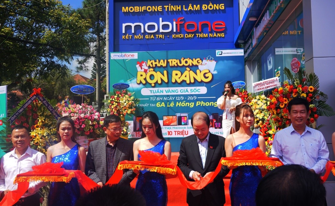 MobiFone tỉnh Lâm Đồng và Hoàng Hà Mobile khai trương cửa hàng bán lẻ liên kết đầu tiên tại Đà Lạt
