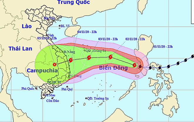 Bão số 10 đe dọa miền Trung, diễn biến phức tạp