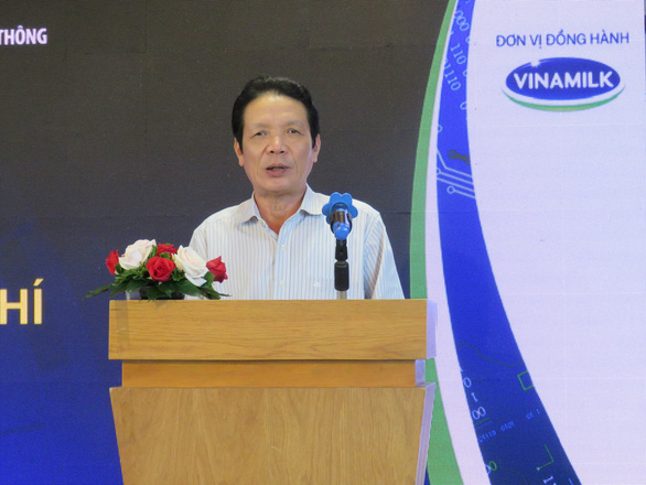 Thứ trưởng Bộ Thông tin và truyền thông Hoàng Vĩnh Bảo phát biểu tại diễn đàn