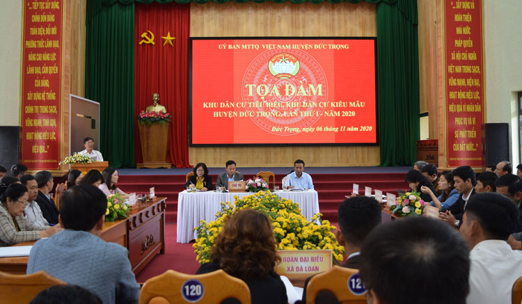 Tọa đàm khu dân cư tiêu biểu, khu dân cư kiểu mẫu