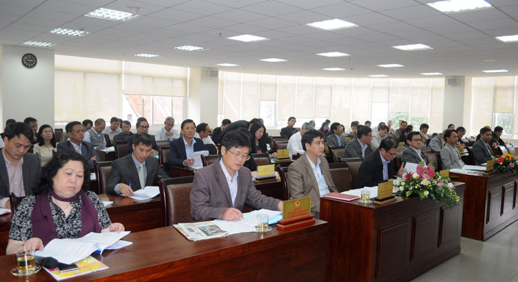 Các đại biểu tham gia hội nghị 