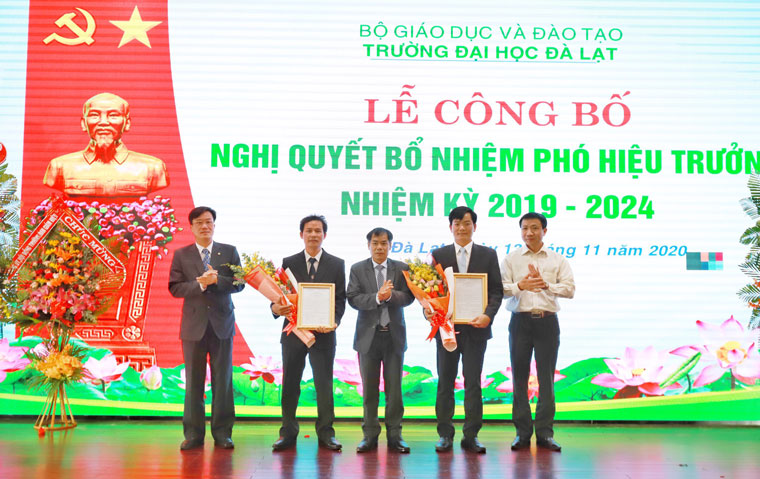Trường Đại học Đà Lạt bổ nhiệm 2 Phó Hiệu trưởng