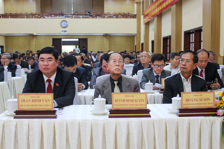 Các đại biểu tham dự lễ kỷ niệm