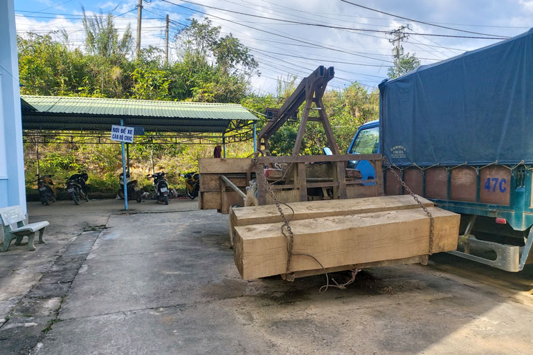Đam Rông: Phát hiện 4 vị trí khai thác rừng trái pháp luật