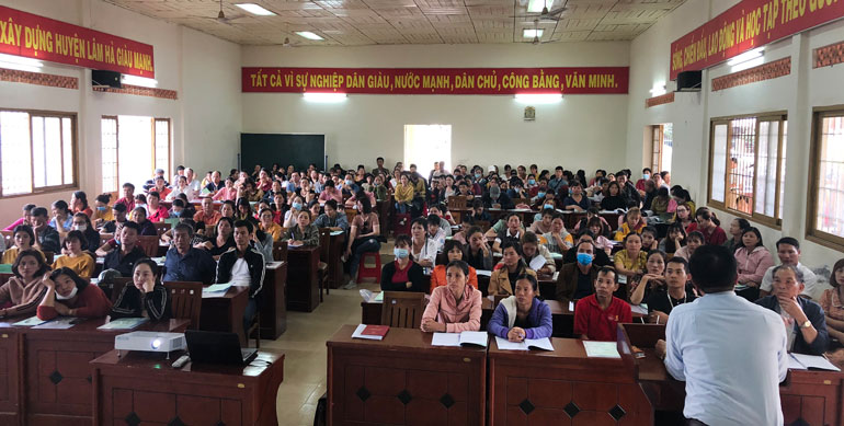 Lâm Hà: Tập huấn đảm bảo an toàn thực phẩm cho các cơ sở kinh doanh dịch vụ ăn uống, thức ăn đường phố