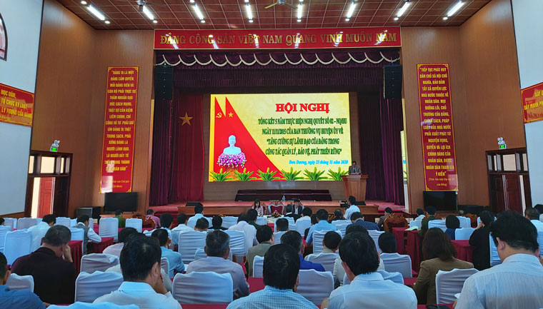 Đơn Dương: Tổ chức Hội nghị "Tổng kết 5 năm thực hiện Nghị quyết số 02 về quản lý, bảo vệ rừng"