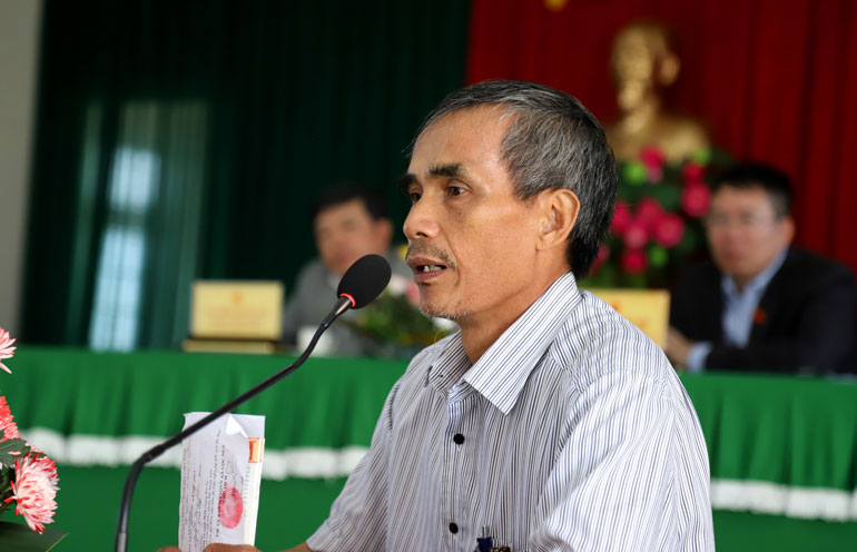 Cử tri kiến nghị các vấn đề người dân quan tâm tới Đoàn Đại biểu Quốc hội