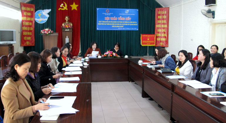 Hội Phụ nữ tỉnh hội thảo tổng kết mô hình cổ phần tài chính tự quản