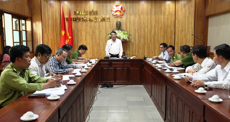 Lâm Hà: Quyết liệt xử lý các vụ vi phạm Luật Lâm nghiệp nổi cộm