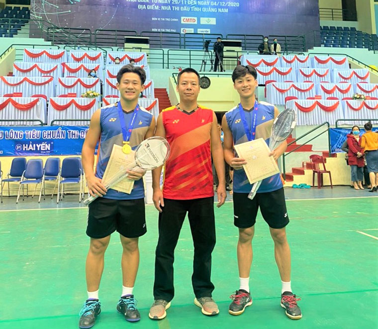 Lâm Đồng giành huy chương vàng đôi nam tại giải Cầu lông các cây vợt xuất sắc Toàn quốc – 2020