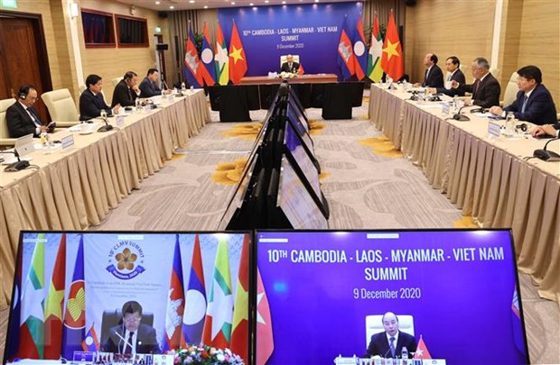 Thủ tướng Nguyễn Xuân Phúc phát biểu tại Hội nghị cấp cao hợp tác Campuchia-Lào-Myanmar-Việt Nam (CLMV) lần thứ 10