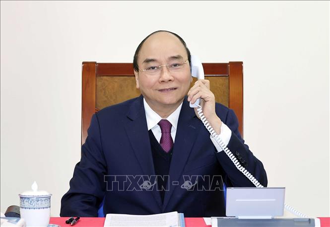Thủ tướng Nguyễn Xuân Phúc điện đàm với Tổng thống Mỹ Donald Trump