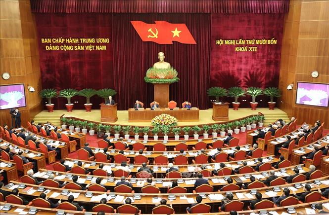 Toàn cảnh Hội nghị lần thứ 14 Ban Chấp hành Trung ương Đảng khóa XII.