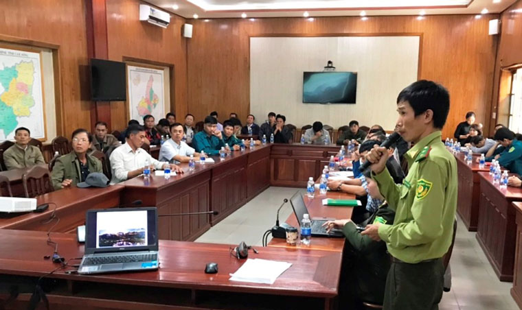 Tập huấn công tác bảo vệ và phòng cháy chữa cháy rừng
