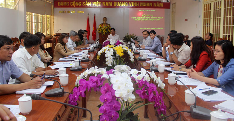 Ban Chỉ đạo 35 huyện Đức Trọng triển khai nhiệm vụ năm 2021