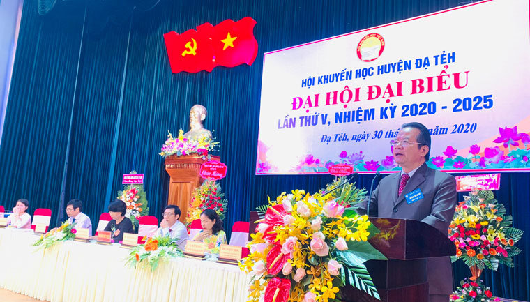 Đại hội Hội Khuyến học huyện Đạ Tẻh nhiệm kỳ V