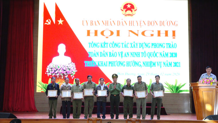 Đơn Dương tổng kết công tác xây dựng phong trào toàn dân bảo vệ ANTQ