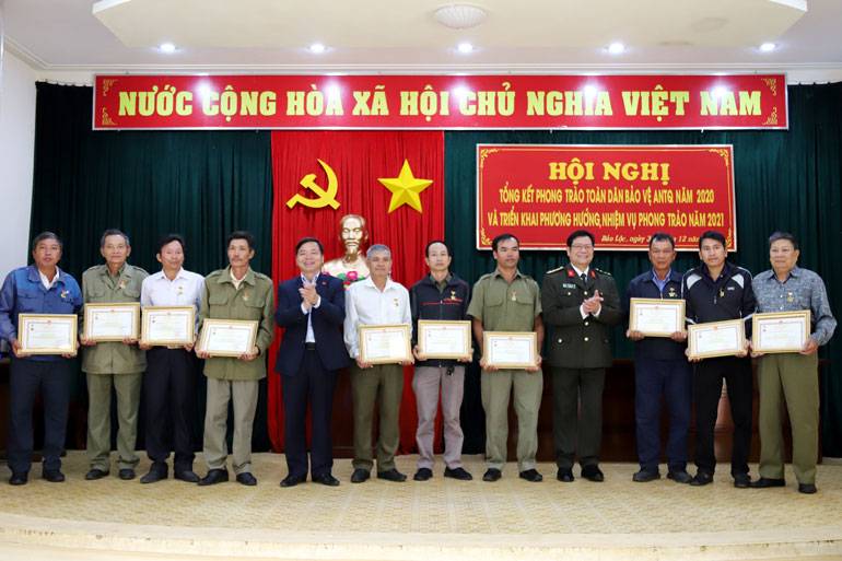 TP Bảo Lộc tổng kết phong trào ''Toàn dân bảo vệ an ninh Tổ quốc'' năm 2020
