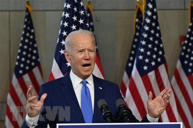 Ông Joe Biden phát biểu tại Philadelphia, Pennsylvania, Mỹ, ngày 20/9/2020