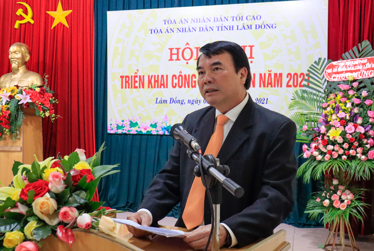 Hội nghị triển khai nhiệm vụ tòa án năm 2021: Tỷ lệ giải quyết án đạt trên 85%