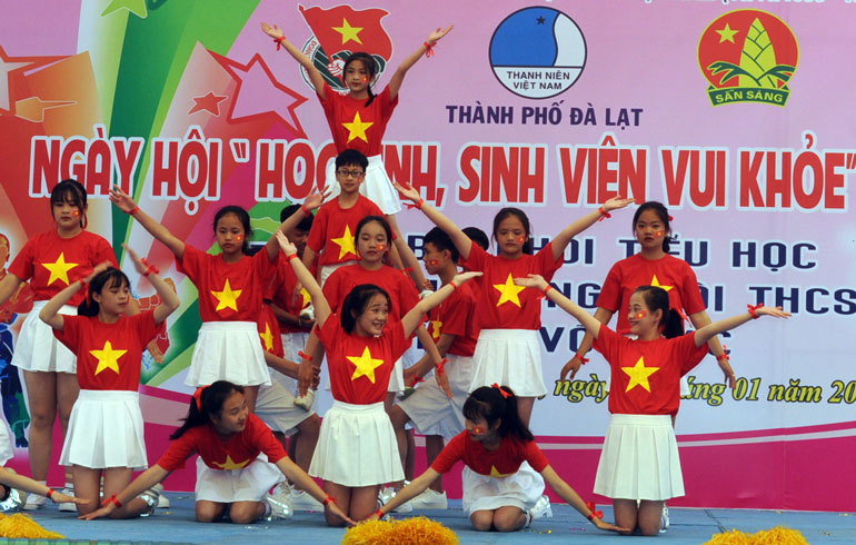 Sôi nổi Ngày hội &quot;Học sinh, sinh viên vui khỏe&quot; năm 2021