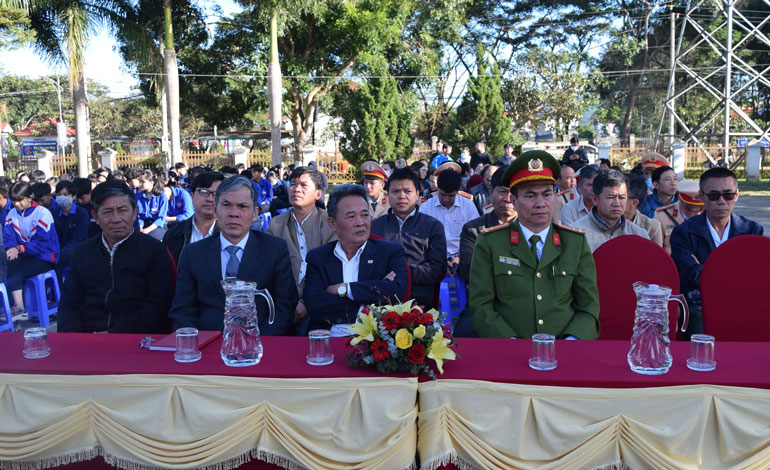 Đức Trọng ra quân năm an toàn giao thông 2021
