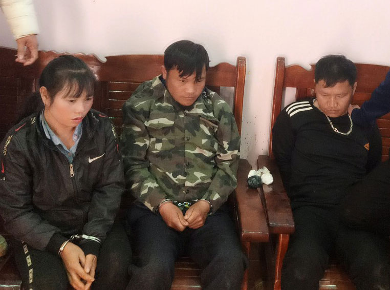 Bắt quả tang 3 đối tượng từ Đắk Nông mang ma tuý sang bán tại huyện Đam Rông