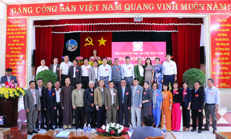 Ban Chấp hành Hội Khuyến học huyện Bảo Lâm khóa IV ra mắt Đại hội