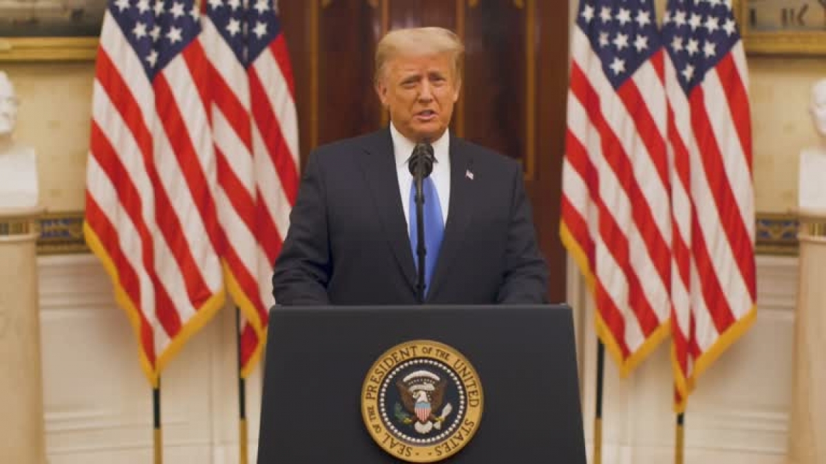 Thông điệp rời nhiệm sở của Tổng thống Mỹ Donald Trump