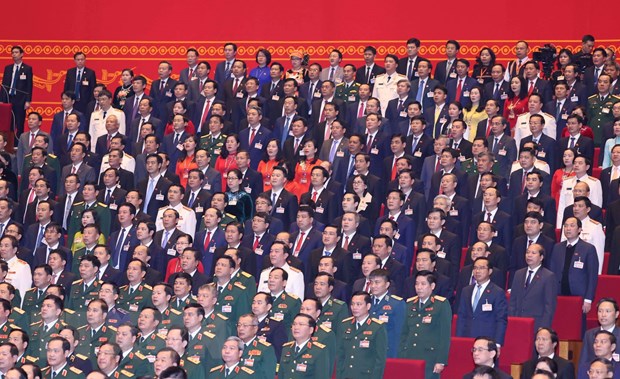 Các đại biểu dự phiên khai mạc Đại hội