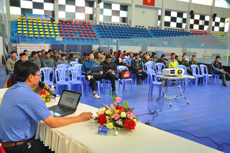 Trên 100 học viên tham gia tập huấn nghiệp vụ thể dục thể thao