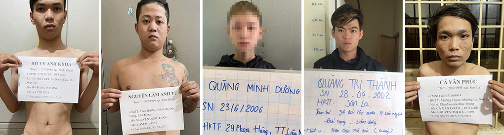 Bắt 5 đối tượng trộm cắp chuyên nghiệp