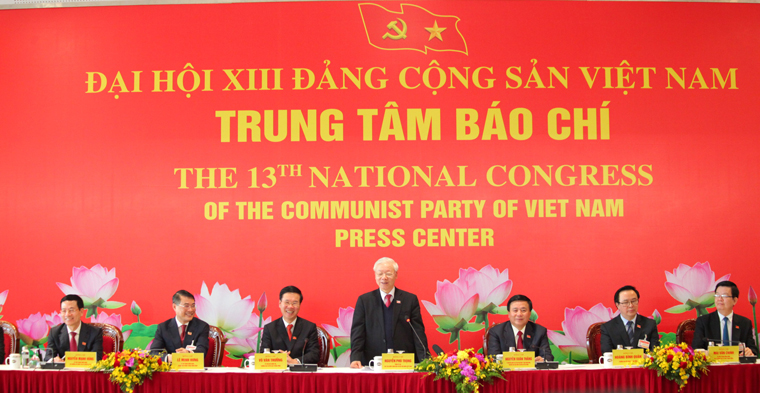Đội ngũ nhà báo góp phần vào sự thành công của Đại hội