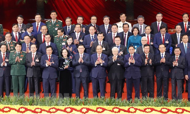 Ban Chấp hành Trung ương Đảng khóa XIII ra mắt Đại hội