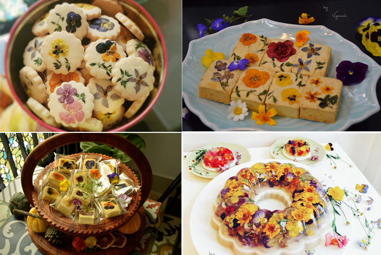 Những chiếc bánh hoa đẹp mắt khiến nhiều người phải trầm trồ