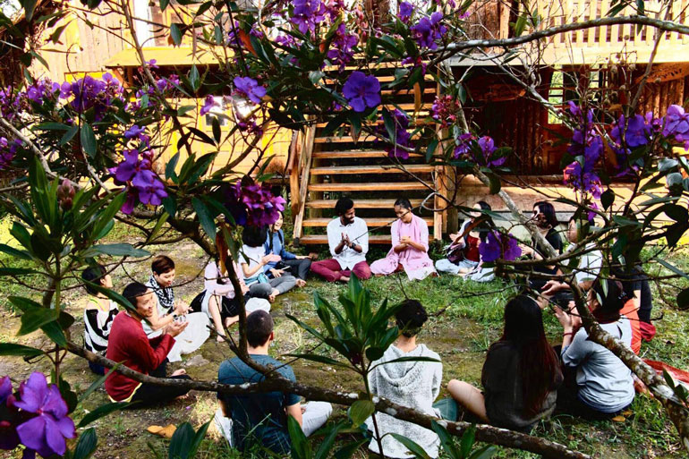 Thiền, yoga trong không gian thiên nhiên tĩnh lặng tại Hana Land
