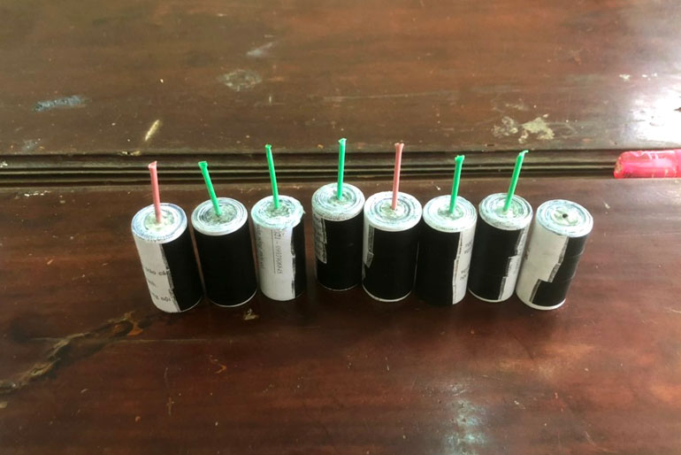Tự chế pháo nổ, nam thanh niên bị công an triệu tập
