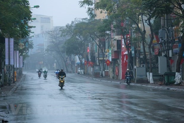 Miền Bắc nhiệt độ giảm, độ ẩm cao và có thời tiết âm u